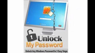 Windows password remover - Unlock my password software