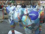 Le TFC participe à la Cow Parade dans les rues de Toulouse