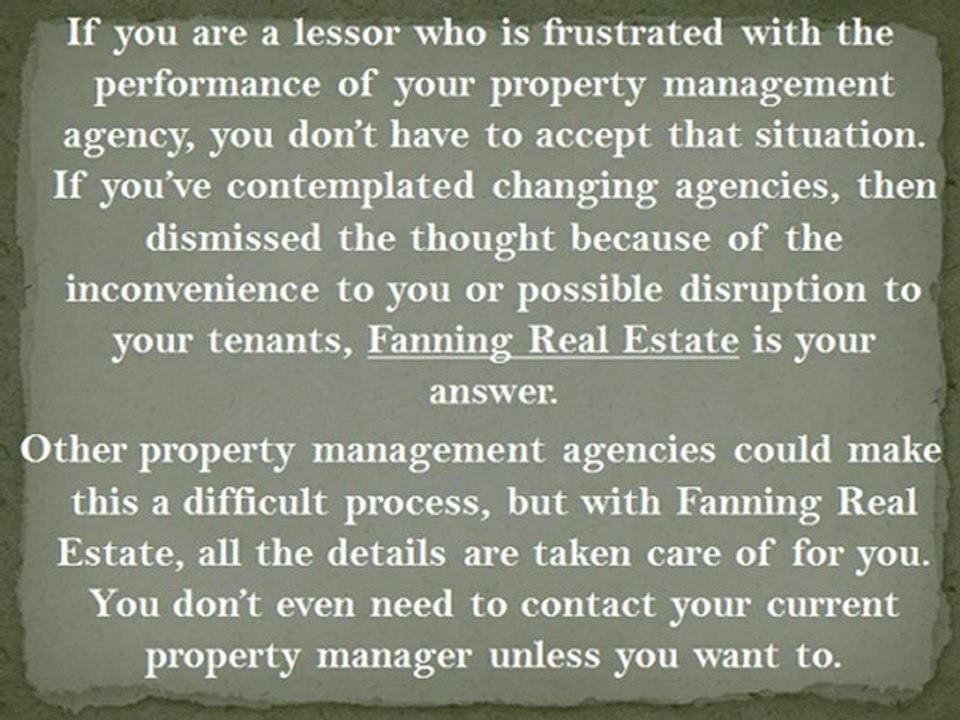 Changing your Property Management Agency is Easy Peasy