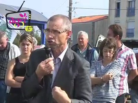 6e action syndicale des éleveurs à La Roche sur Yon