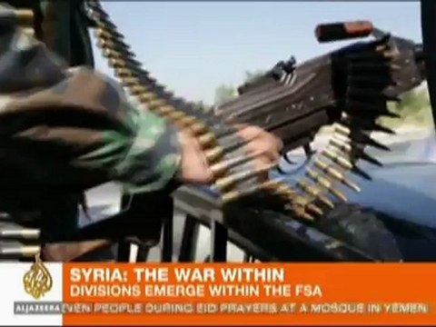 Divisions emerge among Syrian rebels