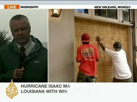 Hurricane Isaac makes landfall in Louisiana