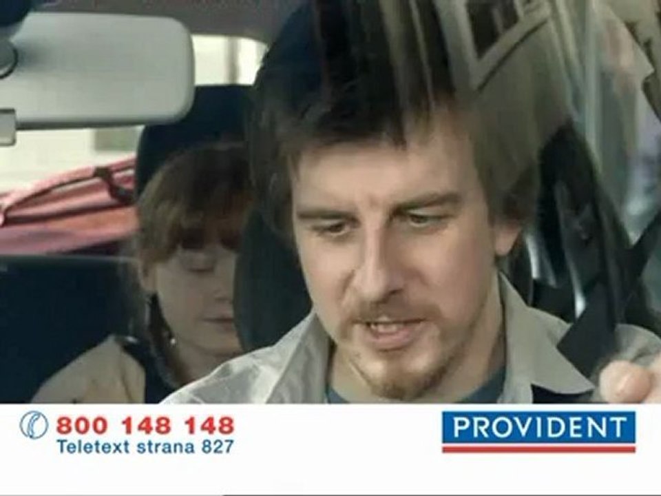 Provident reklama 2011 - Rozbité auto (krátká verze)