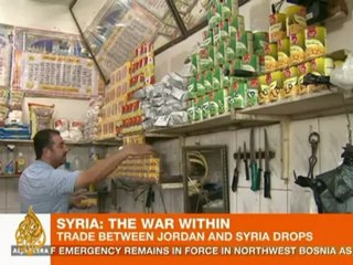 Syrian conflict affects trade with Jordan