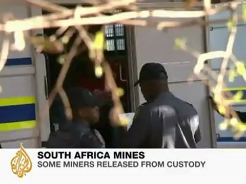 South Africa frees first batch of miners