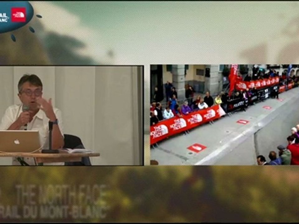 UTMB  Samedi 1/09 km 85 à l'arrivée ULTRATRAIL TV 2012