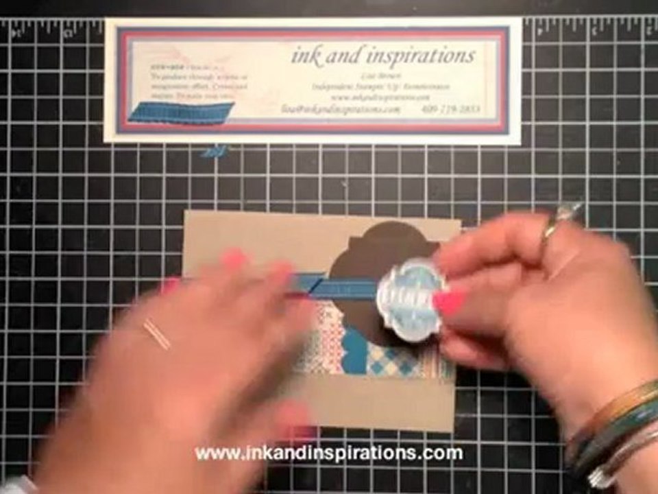 Stampin' Up! Tutorial- Card Making 101 Tying Ribbon on a Card