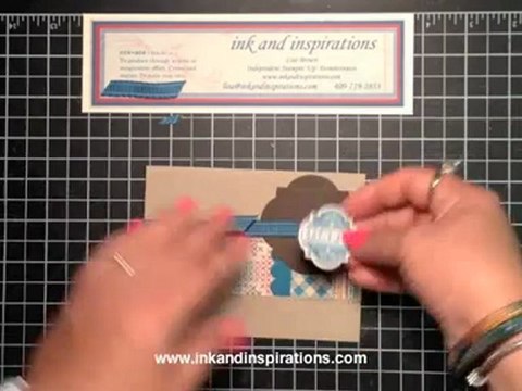 Stampin' Up! Tutorial- Card Making 101 Tying Ribbon on a Card