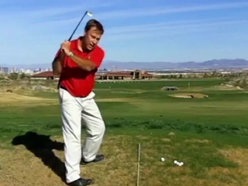 Golf Shot: How To Hit From An Uphill Lie