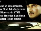 Atatürk`e Hitaben  ♪♪♪ Şahane Gözler Şahane ♪♪♪ Vedia Rıza Hanım