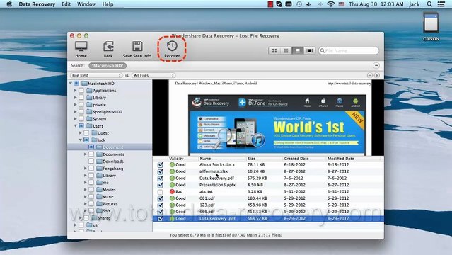 25. Recover Deleted Documents on Mac