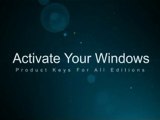 Windows 8 Product / Serial / Activation Key