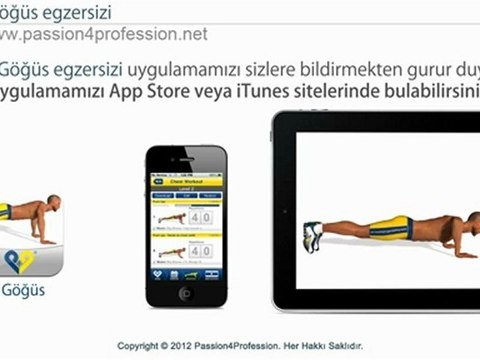 Göğüs egzersizi - uygulama iPhone iPad
