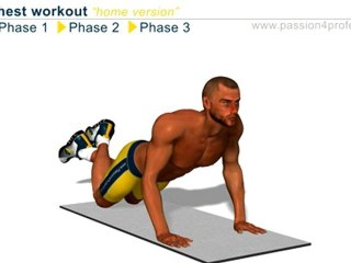 가슴운동 -  집에서 가슴 근육 만들기 ( 영어 버전 )