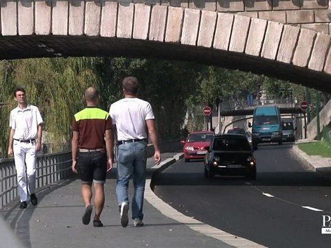 Les nouvelles voies sur berges, rive droite