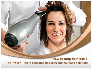 How to stop hair loss find best solutions