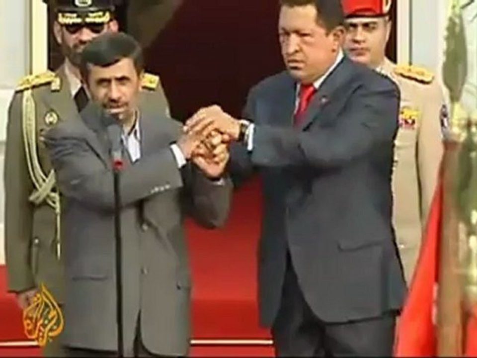 Venezuelans protest backing of Syria's Assad