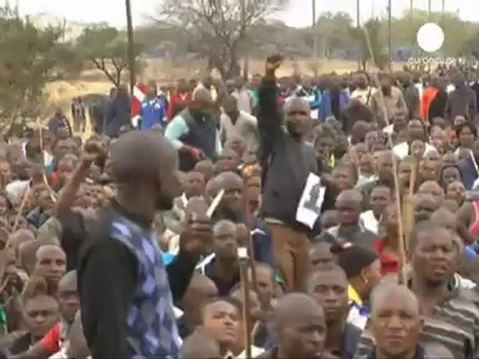 Afrique du Sud: manifestation de plus de 3000 mineurs en...