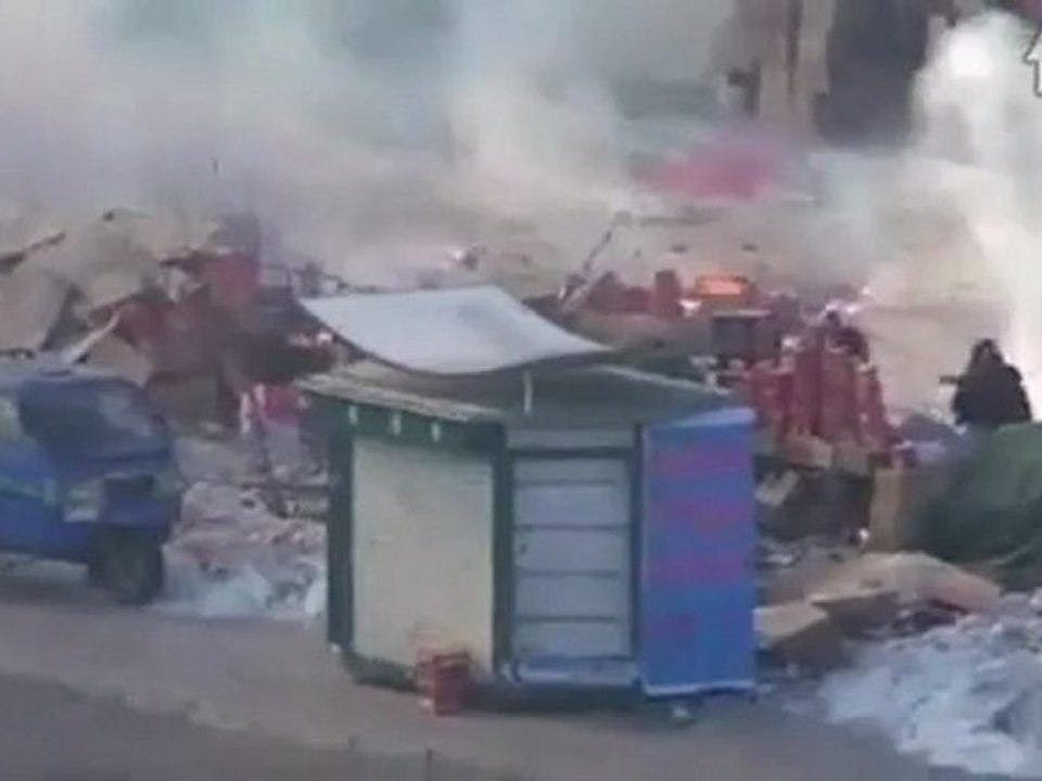 Feu d'artifice pour le nouvel an chinois