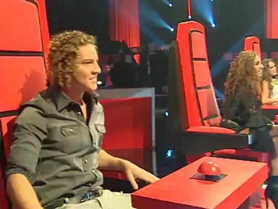 DAVID BISBAL JESUS VAZQUES LA VOZ EN EL FESTIVAL  DE VITORIA AYER 05-09-2012
