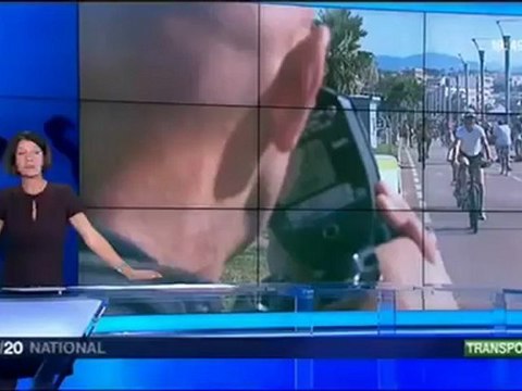 Radar pour vélo à Cagnes-sur-Mer (Limitation 10 km/h)