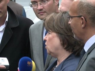 Déclaration de Martine Aubry à son arrivée au Conseil national
