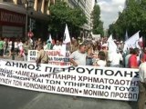 Athens hit by anti-austerity protests