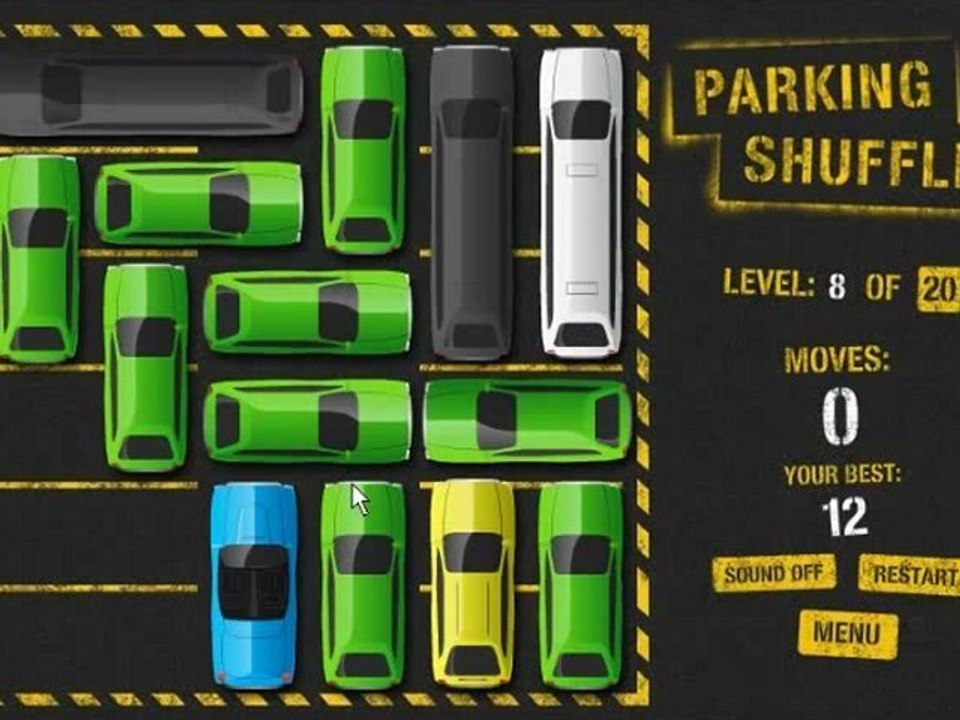 Parking Shuffle Walkthrough - Levels 1-10