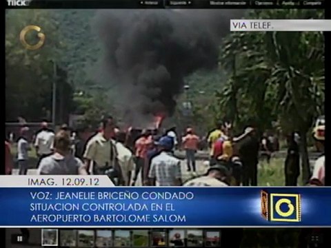 Controlada situación irregular en aeropuerto de Puerto Cabello por visita de Capriles