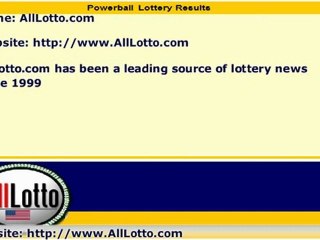 Powerball Lottery Drawing Results for September 5, 2012