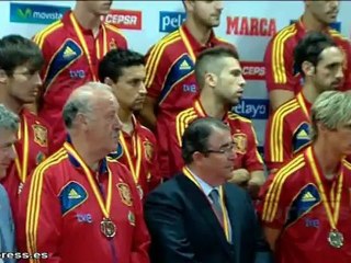 Selección española recibe el 'Marca Platino'