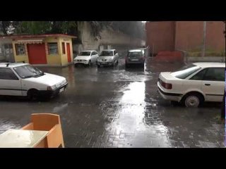 Aversa (CE) - Arriva il maltempo, le strade allagate (04.09.12)