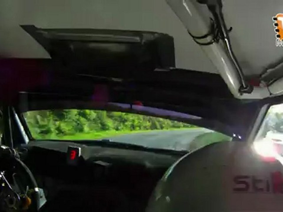 Cámara interior A.Hevia-J.Alvarez (Skoda Fabia S2000) Rallye Ferrol 2012