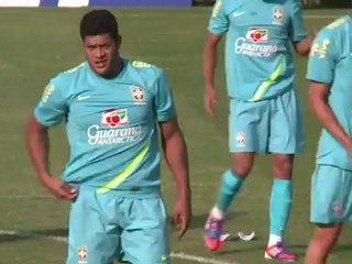 Seleção treina para enfrentar a África do Sul