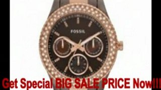 Fossil Women's ES2955 Stainless Steel Analog Brown Dial Watch