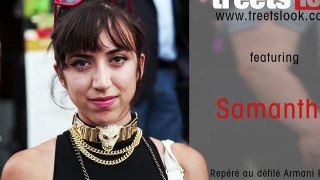 Street style mode de Samantha Naya à la fashion week de Paris