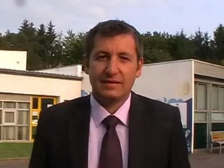 VESOUL : LA RENTREE DES CLASSES AVEC LA DIRECTRICE D'ACADEMIE ET LE DEPUTE-MAIRE