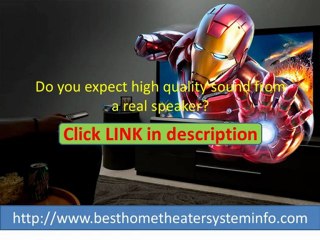 Best Home Theater System from a Real Speakers