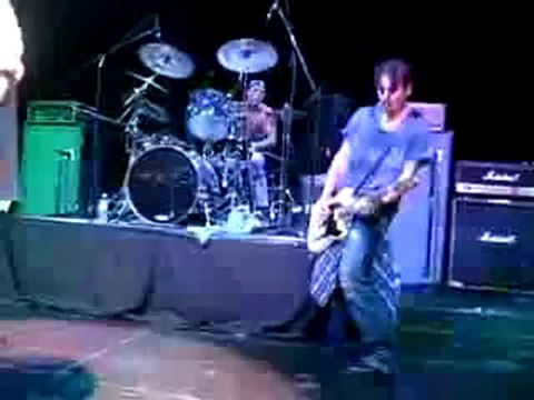 Джонни Депп и группа Kids на концерте в Майами, 2008 год