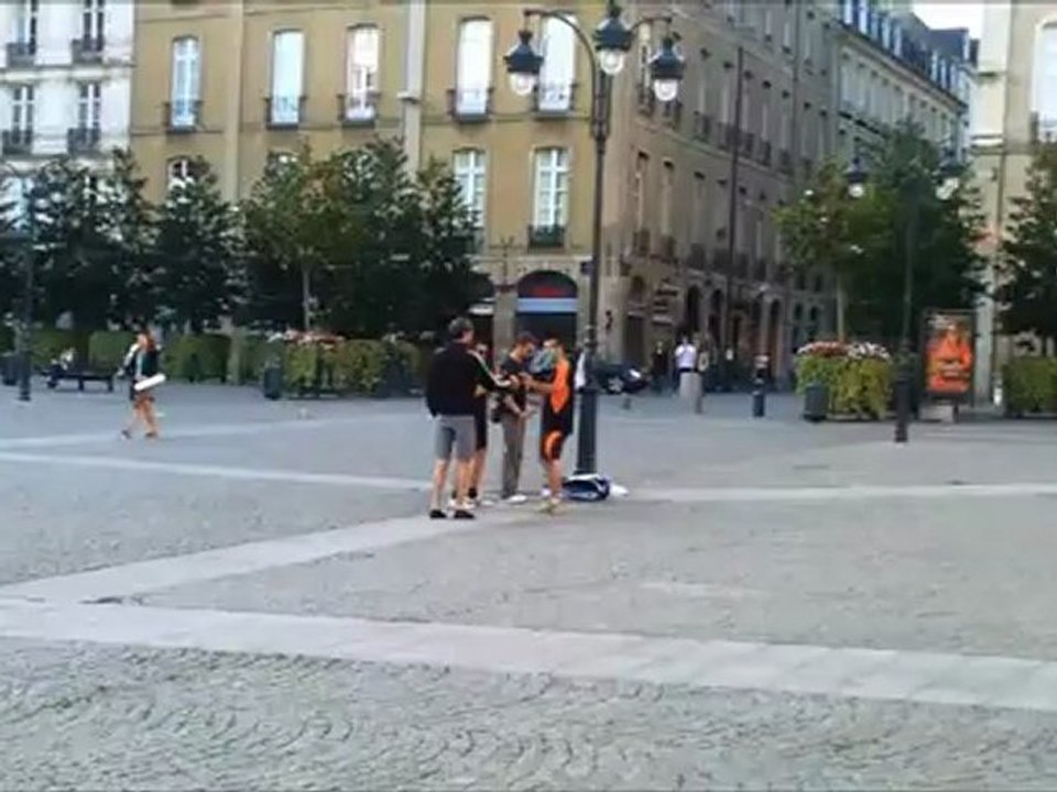 Speedbadminton: Le Speed Roazhon Club à la mairie de Rennes