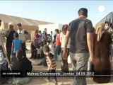 Syrian refugees flood Jordan - no comment