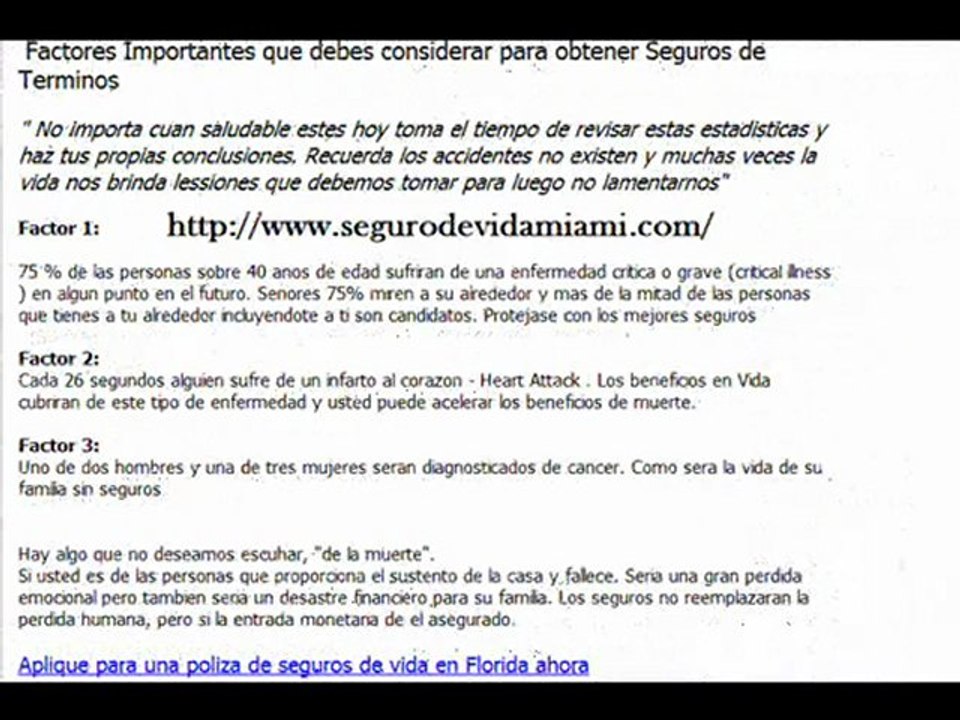 seguro de vida Florida http://www.segurodevidamiami.com/