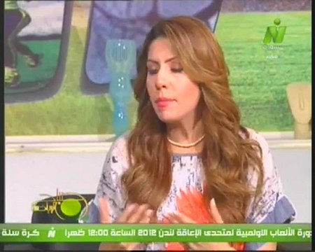 الناقد ايهاب الخطيب مع الاعلاميه سها ابراهيم فى صباح الرياضه
