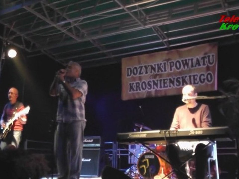 Koncert węgierskiego zespołu rockowego "RLB" - Dożynki Powiatu Krośnieńskiego 2012
