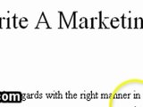 How to write a Marketing Letter