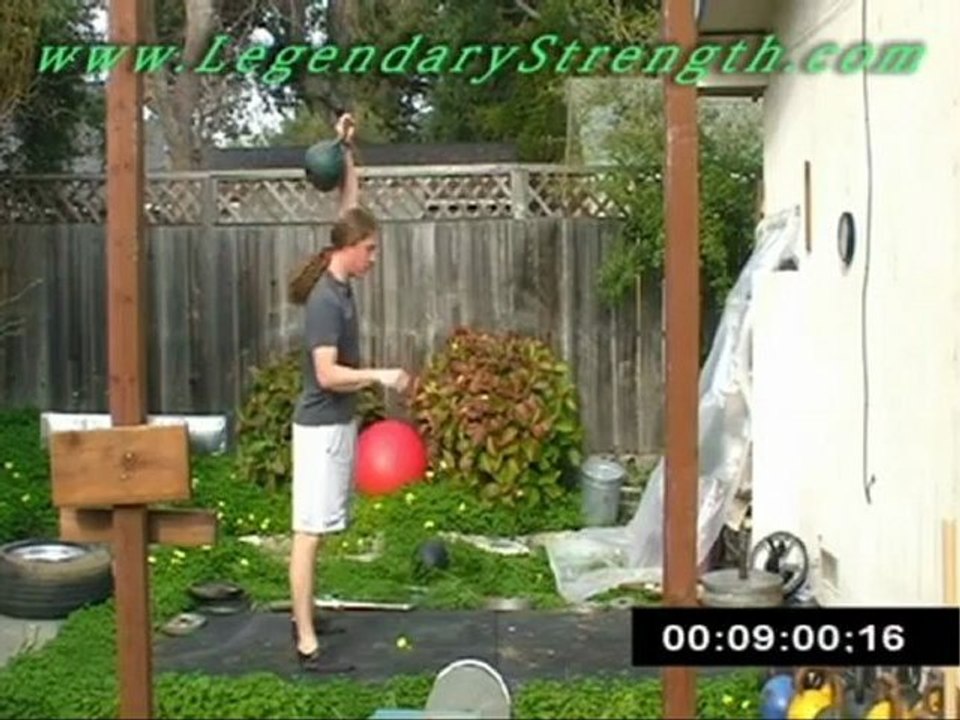 Kettlebell Snatch Test 24kg x 251