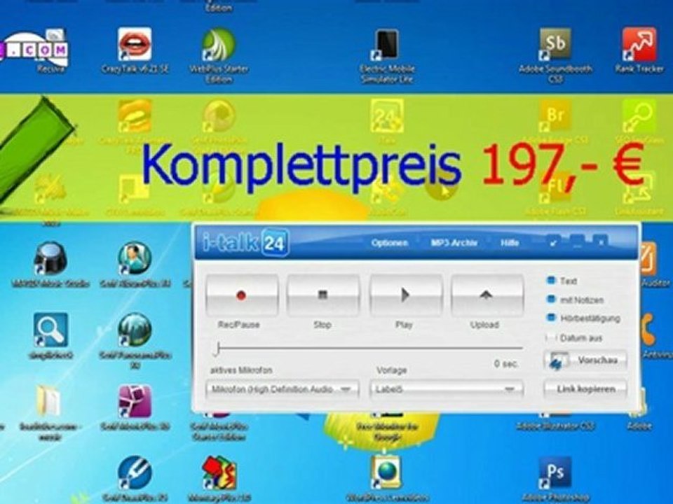 i-talk24 Integration des Impressums ( Abmahnungen vermeiden )