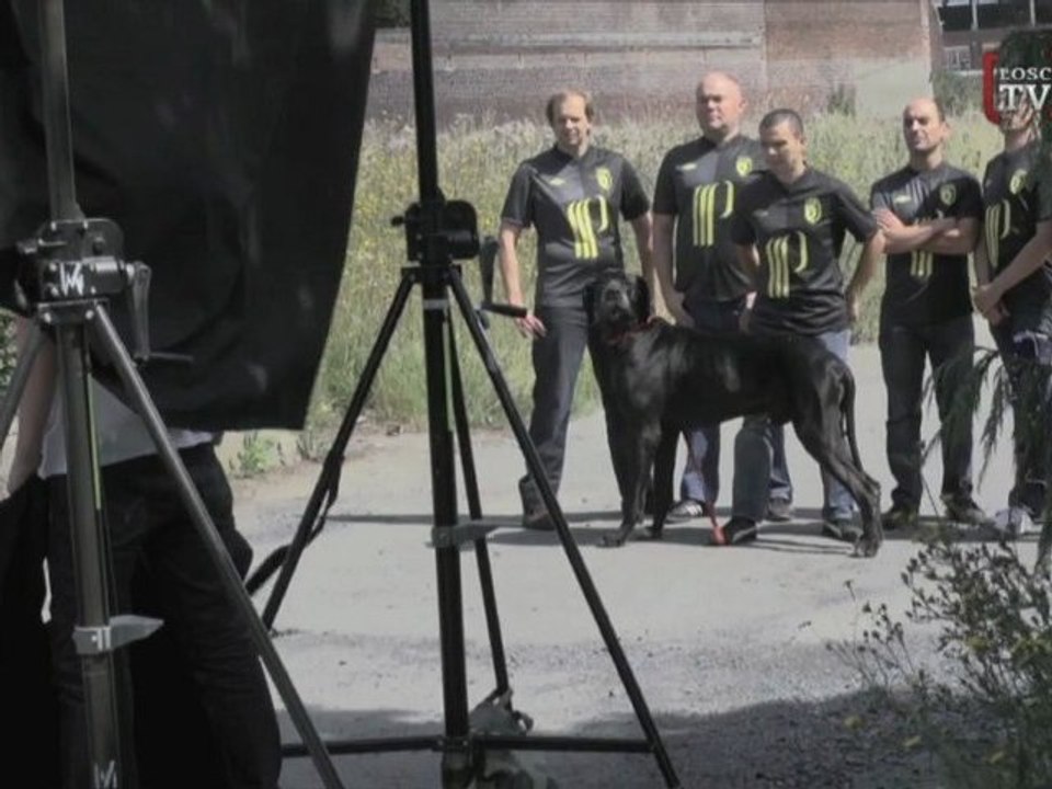 Making of du tournage du maillot third Umbro
