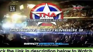 TNA No Surrender 2012 Watch Live Stream Online Free!