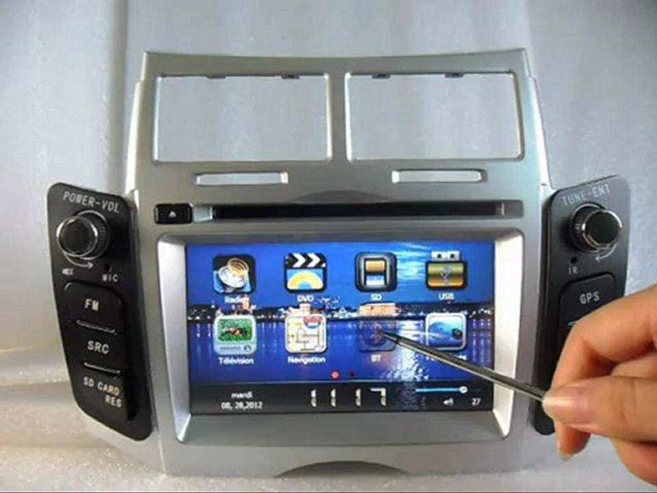 Autoradio pour Toyota Yaris , Autoradio GPS Toyota Yaris, Autoradio Multimédia Toyota Yaris